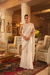 DORI PALLA SAREE SET