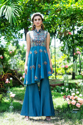 kali jacket and sharara pants