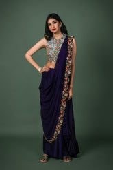 palazzo pant saree set