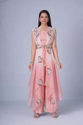 shaded ombre jacket set