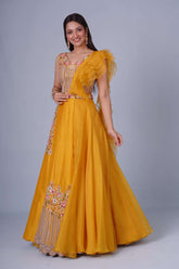 HALF KALI BELT LEHENGA SET