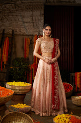 SOFT PINK LEHENGA SET