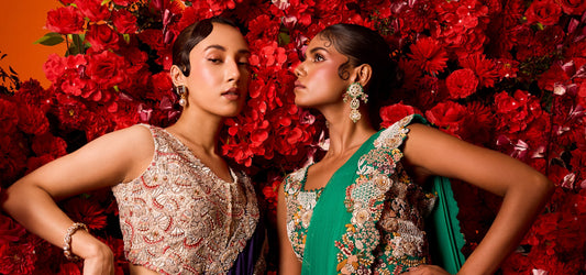 How to look slim and tall in designer ethnic wear for women.