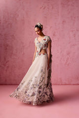 PRINTED LEHANGA 2.0 DRAPE SET