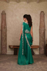 Emerald Green Sharara Set
