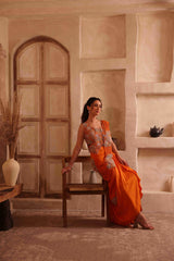 Ginko Drape Saree set