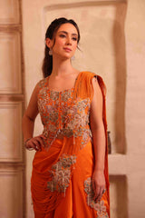 Ginko Drape Saree set