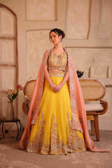 Yellow Lehanga Set