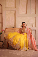 Yellow Lehanga Set
