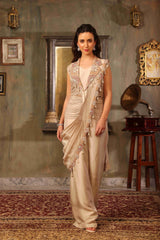 Dori Jacket Drape Saree