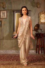 Dori Jacket Drape Saree