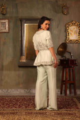 Embellished Peplum Set