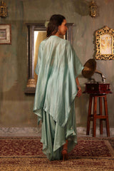 Teal Blue Kaftan Set