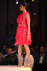 Fuchsia Ruffle Dress