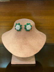 Jara green studs