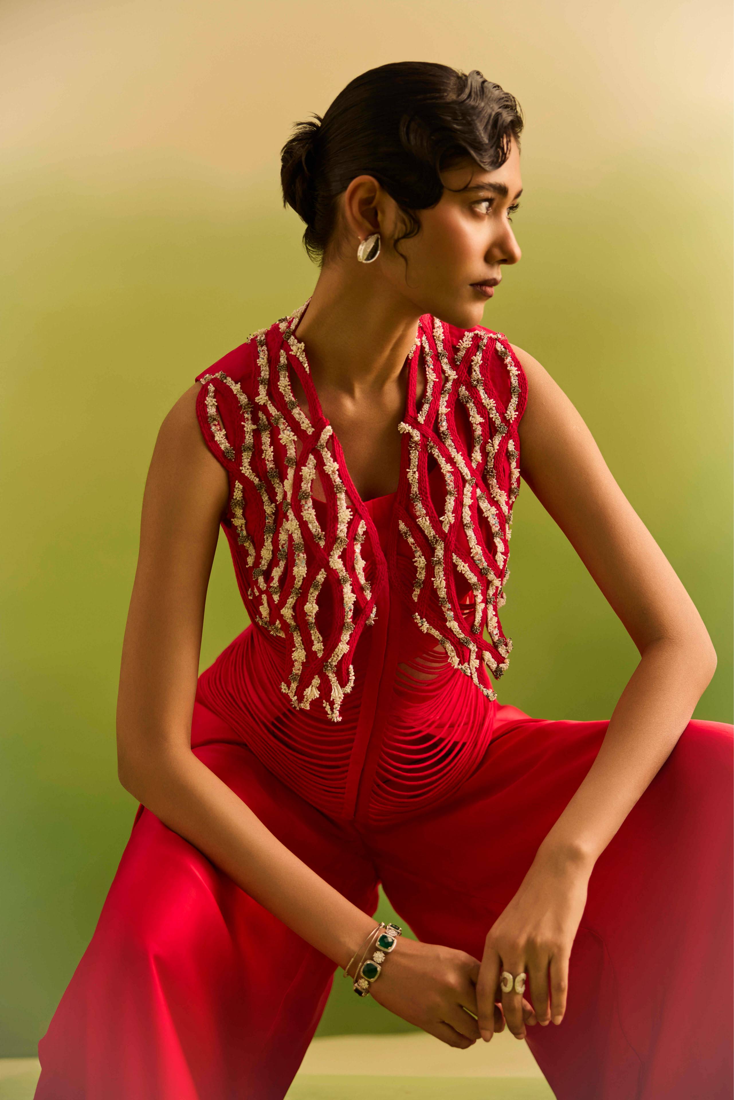 Dori Weave Jacket set