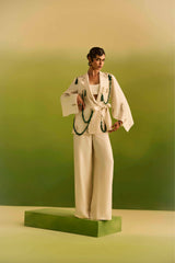 Ivory Pant Suit Set