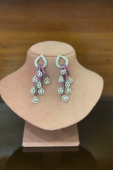 kari purple statement danglers
