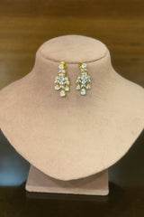 Aalika Small dangler in gold tone