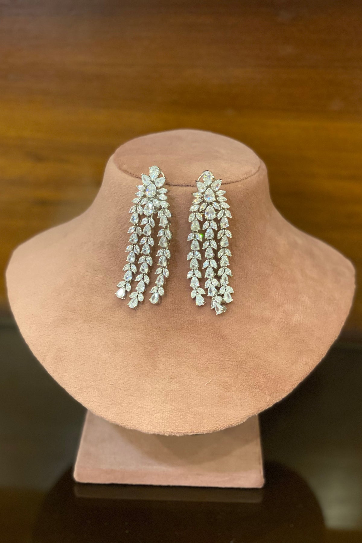 Anvaya White stone dangler