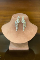 Arpita White stone branch eaaring