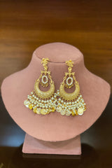 Chetna golden earring with pearl