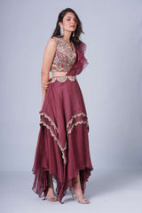 LAYERED SKIRT SET