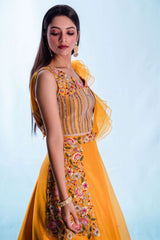 HALF KALI BELT LEHENGA SET