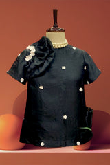 Black boxy top